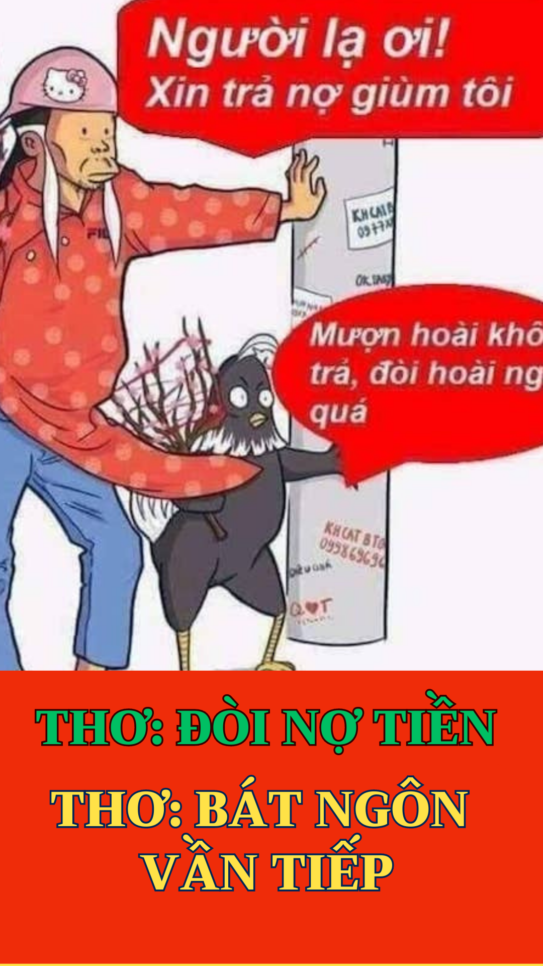THƠ ĐÒI NỢ TIỀN